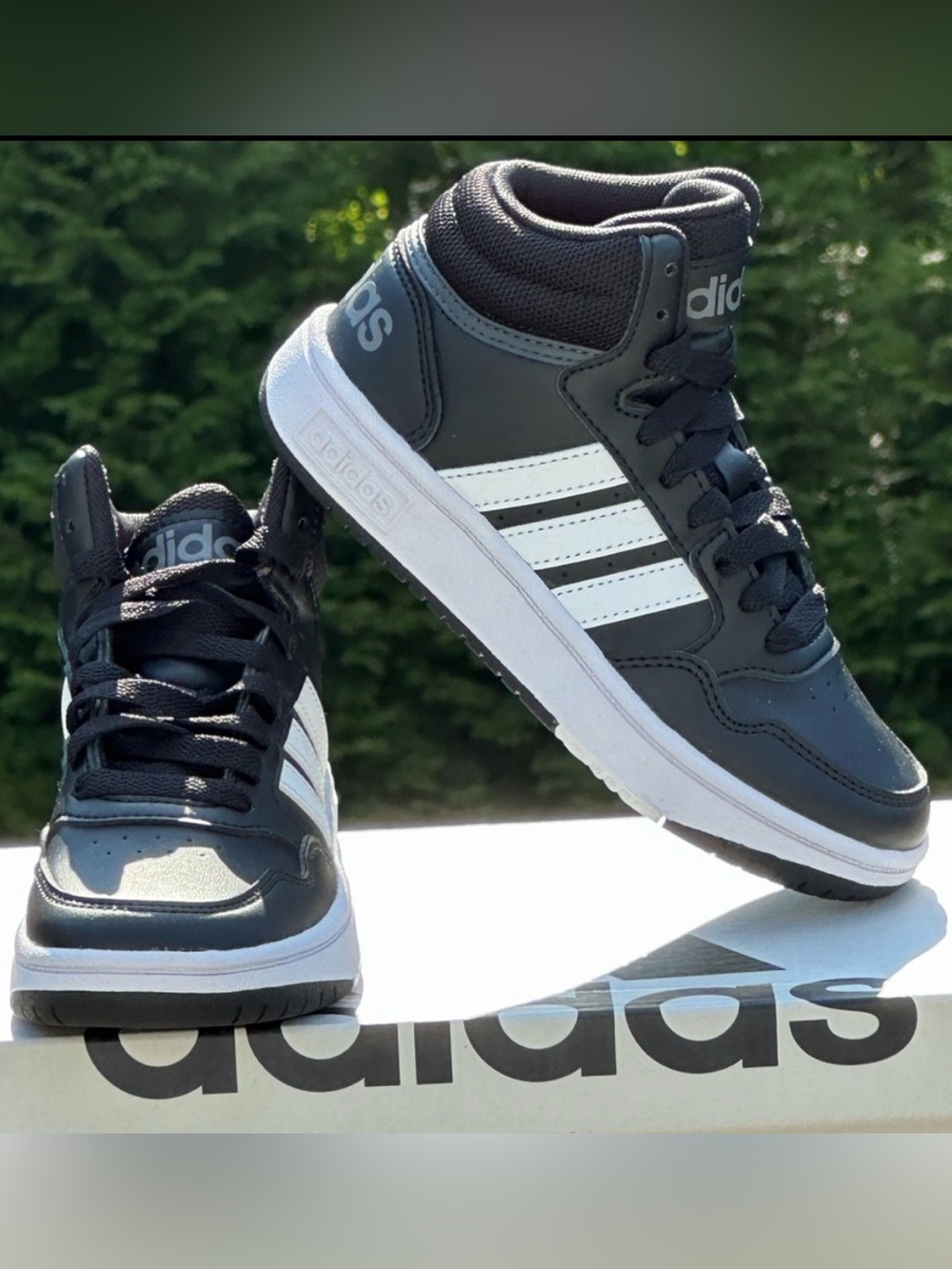 Adidas Hoops 3.0 Mid Casual Athletic Sneaker NEW - Toddler & Youth 11C, 12C, 3Y